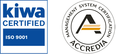 ISO 9001. E KIWA CERTIFIED.  