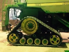 rubber track for combine